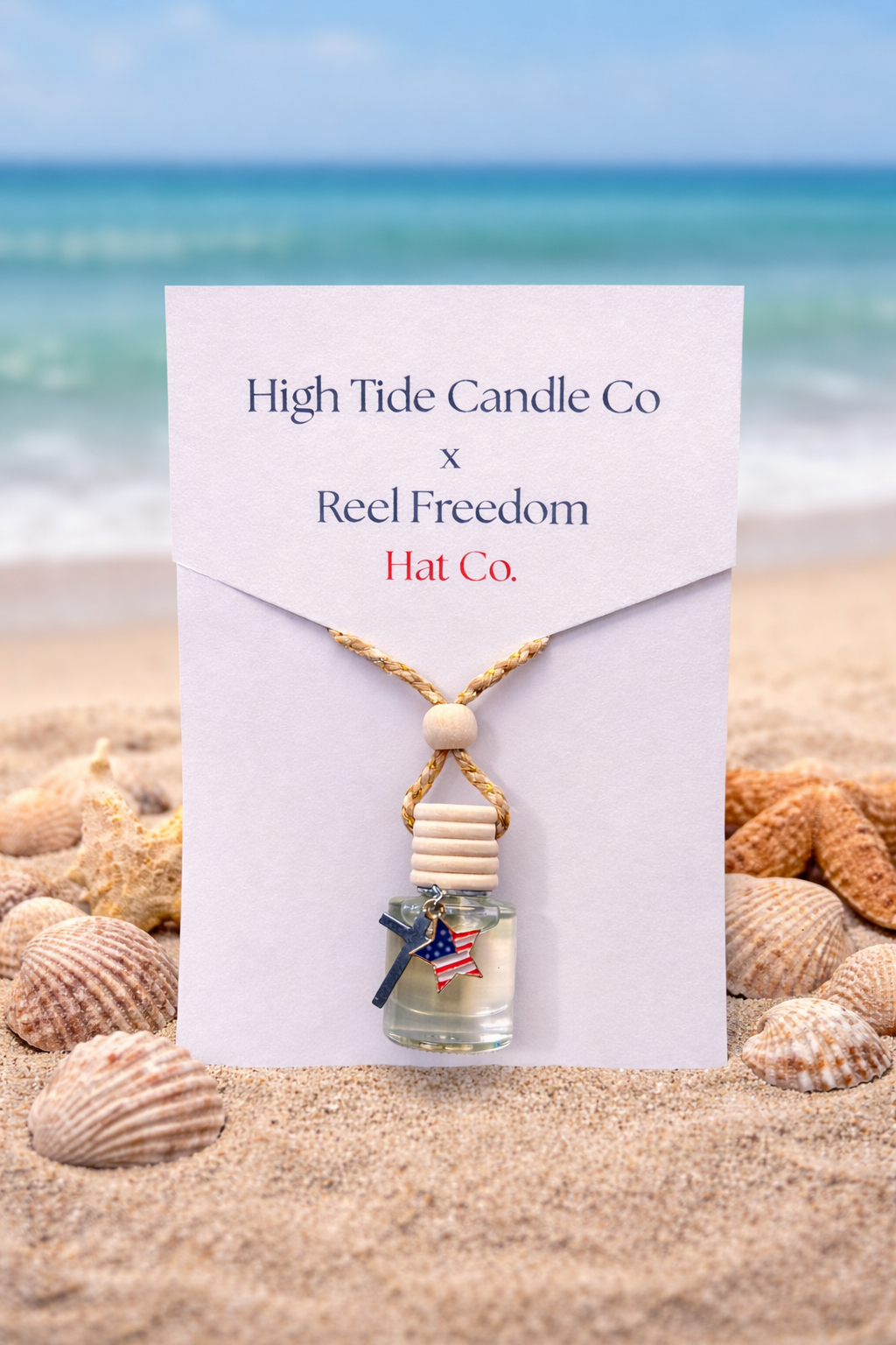High Tide Candle Co X Reel Freedom Hat Co. Car Diffuser